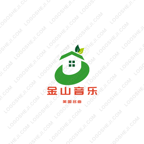 金山音乐logo设计