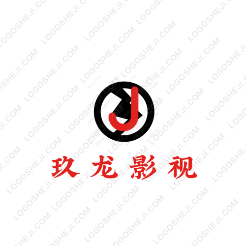 玖龙影视logo设计