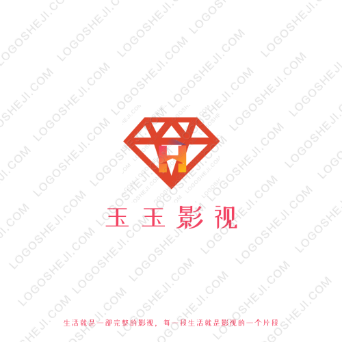 玉玉影视logo设计