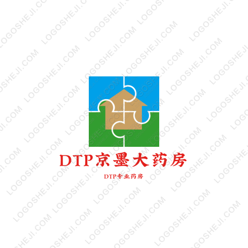 DTP京墨大药房logo设计