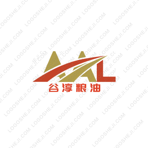 谷淳粮油logo设计