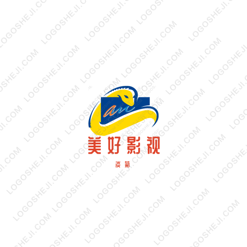 美好影视logo设计