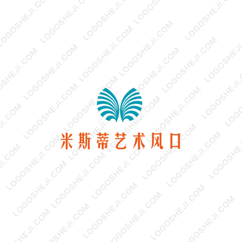 米斯蒂艺术风口logo设计